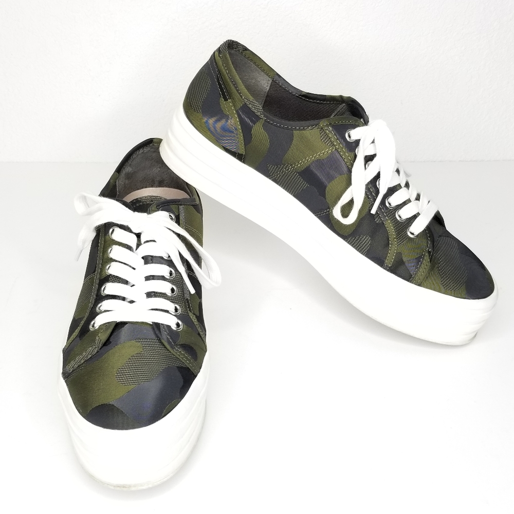 GIANNI BINI Camo Marnah Tennis Shoes Sneakers